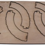 Steel Rule Die using 5/8" Birch Plywood Die Board - Foam Cutting Die