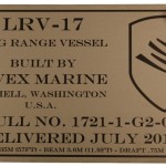 Laser Cut and StayMark® Laser Marked Titanium Tag