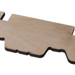Laser Cut 1" Wood Rib Form Board