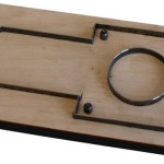 Steel Rule Die using Wood Die Board with 4 Punches