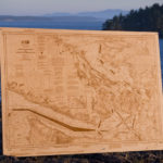 Laser Cut and Laser Engraved 3/8" Baltic Birch Plywood Nautical Chart
