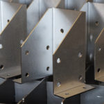 Laser Cut and Metal Formed 16 Gauge Galvanized Steel Brackets